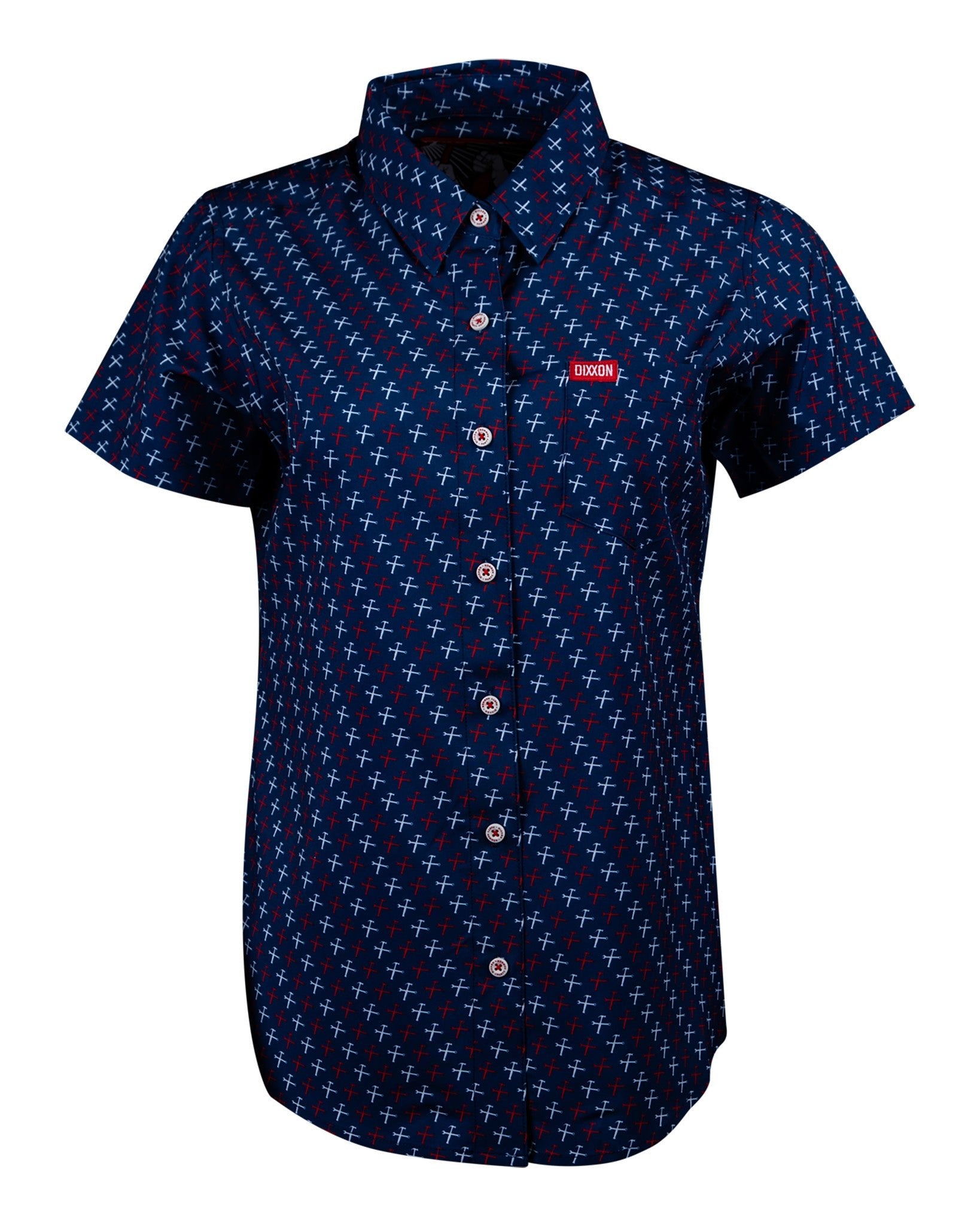 Women's RWB Party Hammers Party Shirt - Blue - Dixxon Flannel Co.