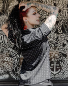 Women's Salty Dog Party Shirt - Black & White - Dixxon Flannel Co.