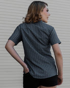 Women's Salty Dog Party Shirt - Gray & White - Dixxon Flannel Co.