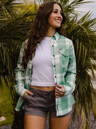 Women's Sea Glass Flannel - Dixxon Flannel Co.