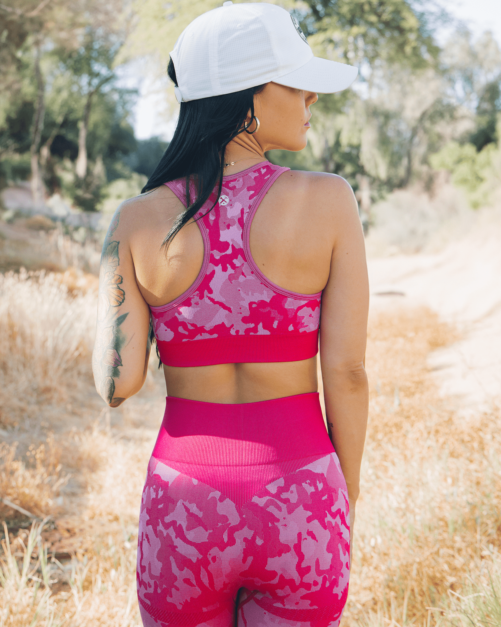 Women's Seamless Leggings - Pink Camo - Dixxon Flannel Co.