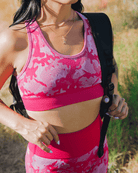 Women's Seamless Leggings - Pink Camo - Dixxon Flannel Co.