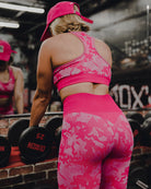 Women's Seamless Leggings - Pink Camo - Dixxon Flannel Co.