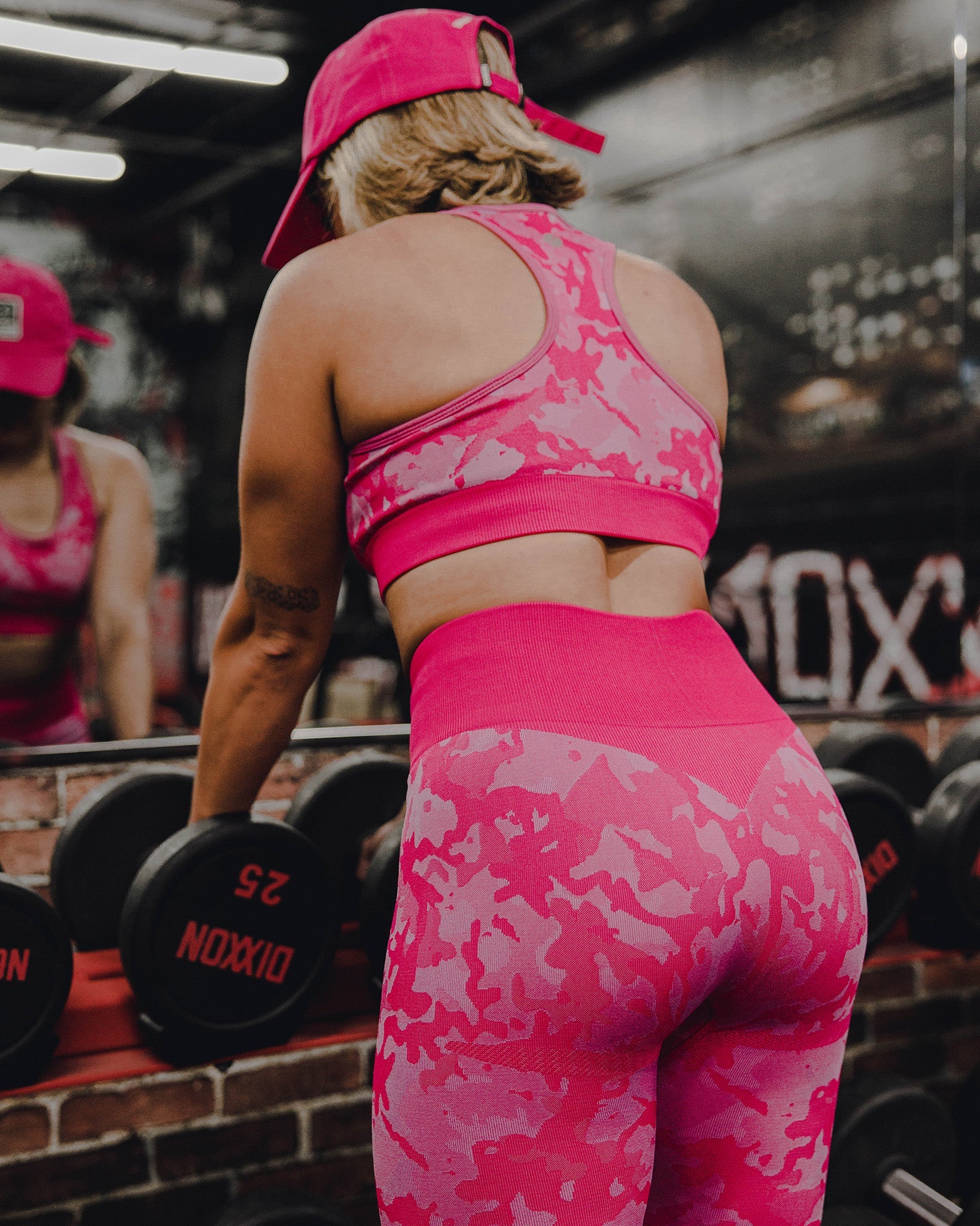 Women's Seamless Leggings - Pink Camo - Dixxon Flannel Co.