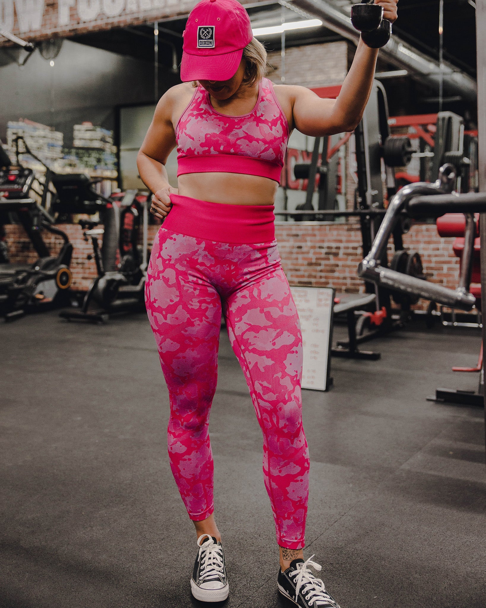Women's Seamless Leggings - Pink Camo - Dixxon Flannel Co.
