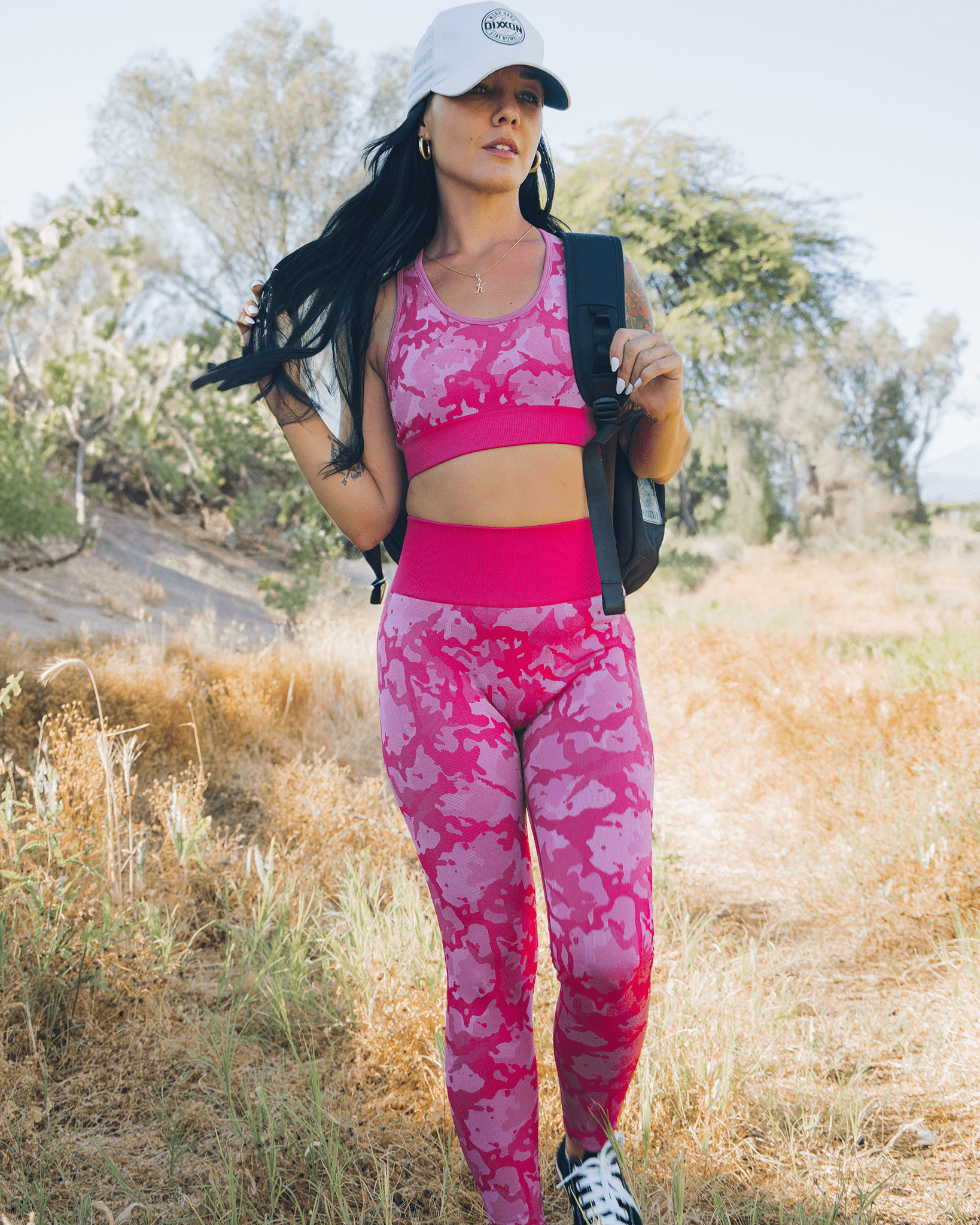 Women's Seamless Leggings - Pink Camo - Dixxon Flannel Co.