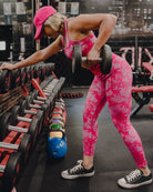 Women's Seamless Leggings - Pink Camo - Dixxon Flannel Co.