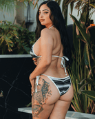 Women's Serape String Bikini Bottom - Black - Dixxon Flannel Co.