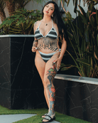 Women's Serape String Bikini Bottom - Black - Dixxon Flannel Co.