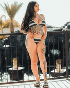 Women's Serape String Bikini Top - Black - Dixxon Flannel Co.