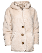 Women's Sherpa Cardigan - Latte - Dixxon Flannel Co.