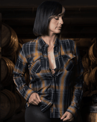 Women's Smoked Oak Bamboo Long Sleeve - Dixxon Flannel Co.