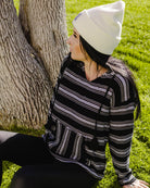 Women's Smuggler Hoodie - Black & White - Dixxon Flannel Co.