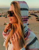 Women's Smuggler Hoodie - Cream & Blush - Dixxon Flannel Co.