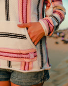 Women's Smuggler Hoodie - Cream & Blush - Dixxon Flannel Co.