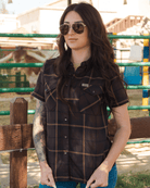 Women's Stockyard Short Sleeve Flannel - Dixxon Flannel Co.