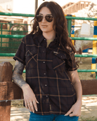 Women's Stockyard Short Sleeve Flannel - Dixxon Flannel Co.