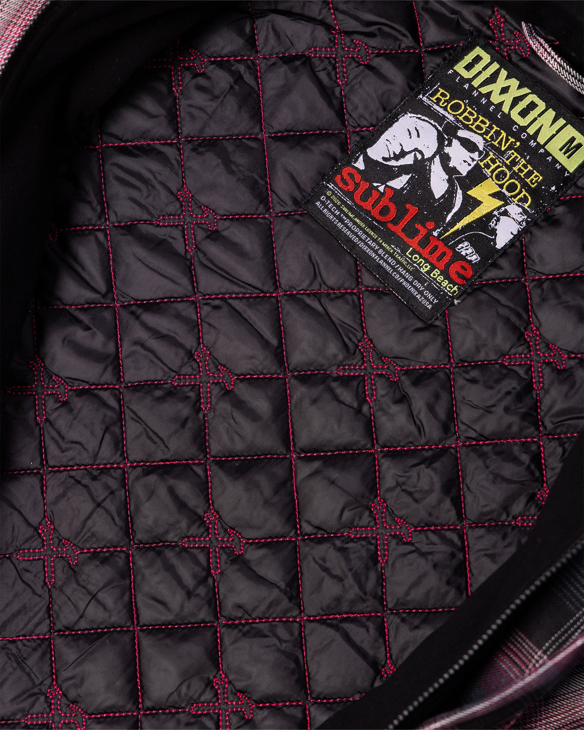 Women's Sublime 'Robbin' the Hood' Hooded Flannel Jacket - Dixxon Flannel Co. view 8