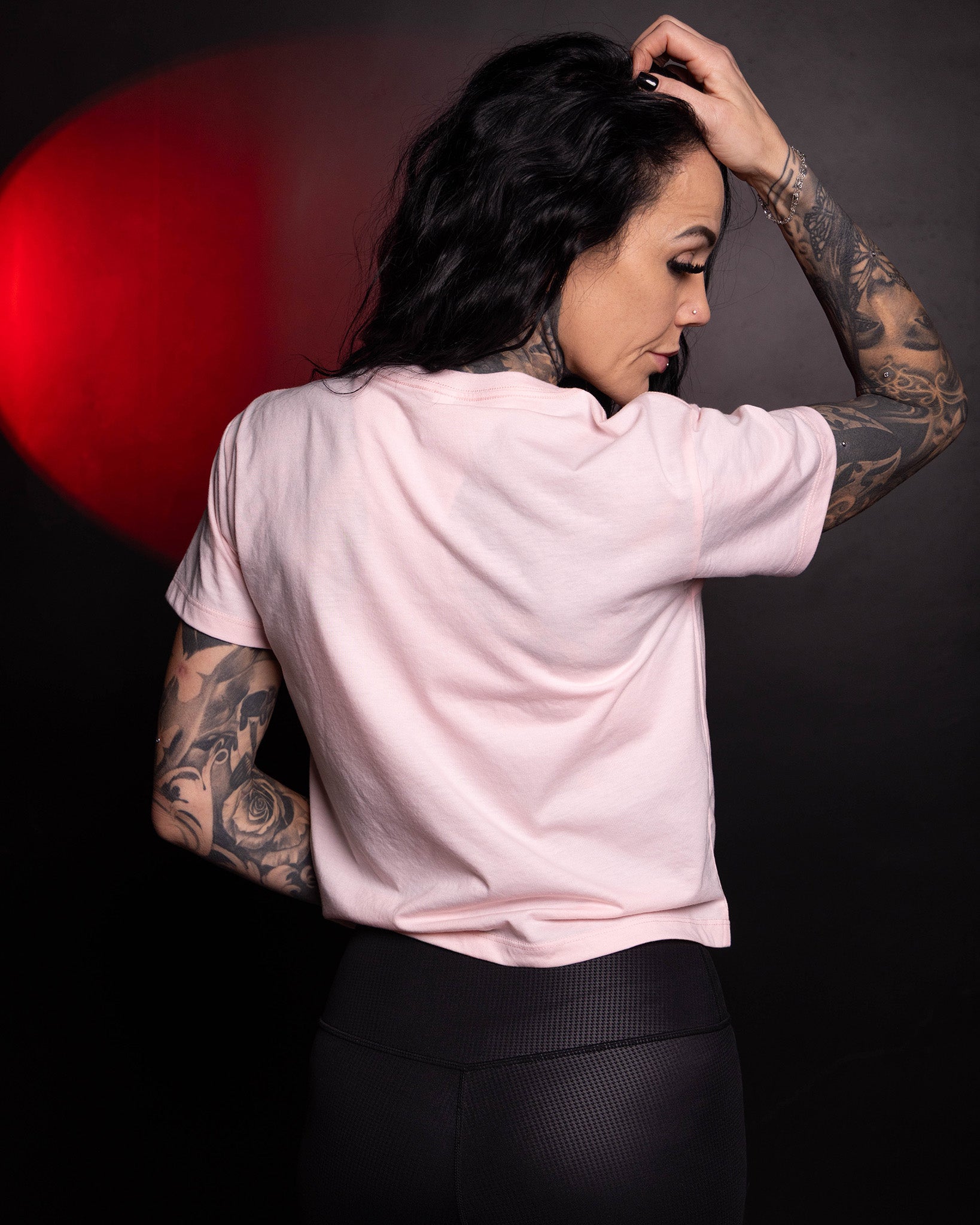 Women's Tarot Crop Top - Pink - Dixxon Flannel Co.