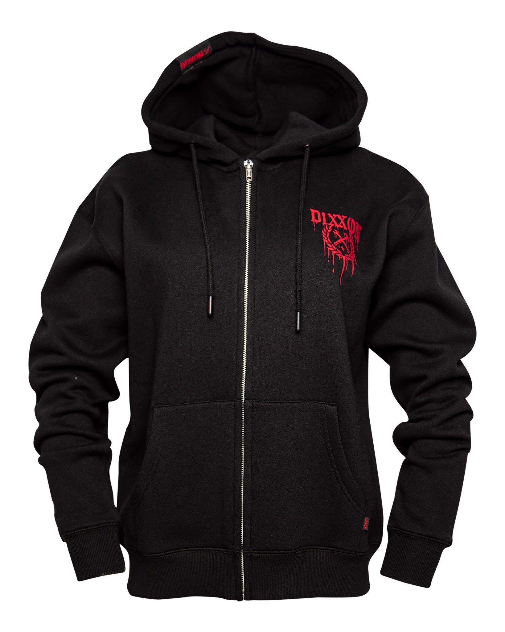 Women's Terror Zip Up Hoodie - Black - Dixxon Flannel Co.