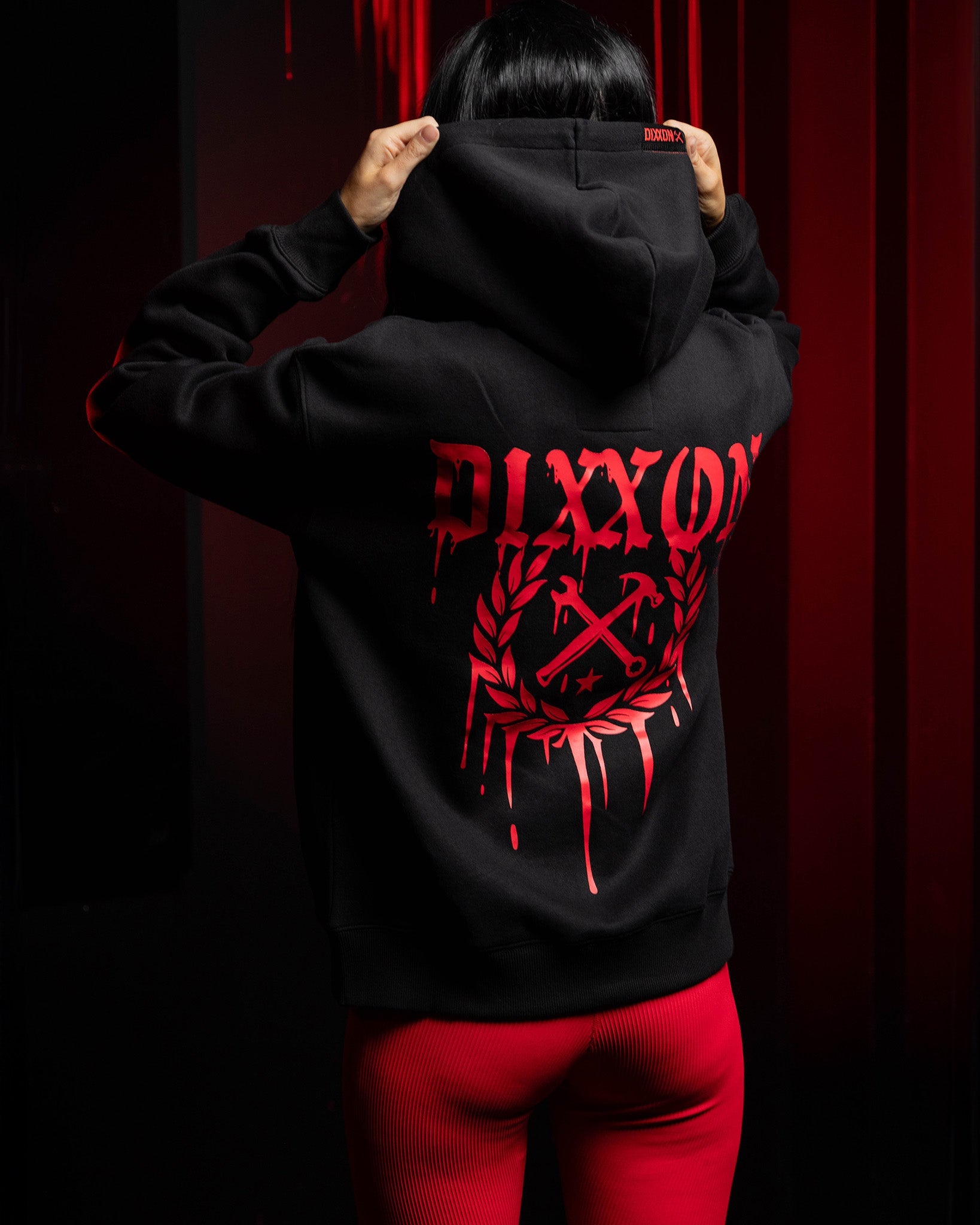 Women's Terror Zip Up Hoodie - Black - Dixxon Flannel Co.