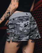 Women's Terry Shorts - Black Camo - Dixxon Flannel Co.