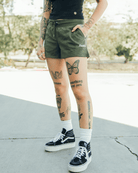 Women's Terry Shorts - O.D. Green - Dixxon Flannel Co.