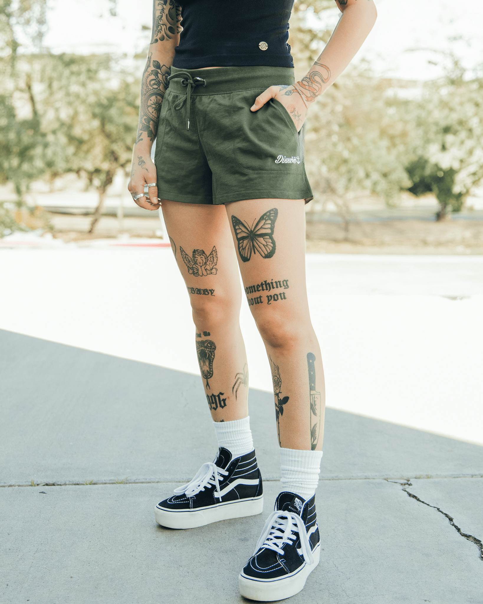Women's Terry Shorts - O.D. Green - Dixxon Flannel Co.