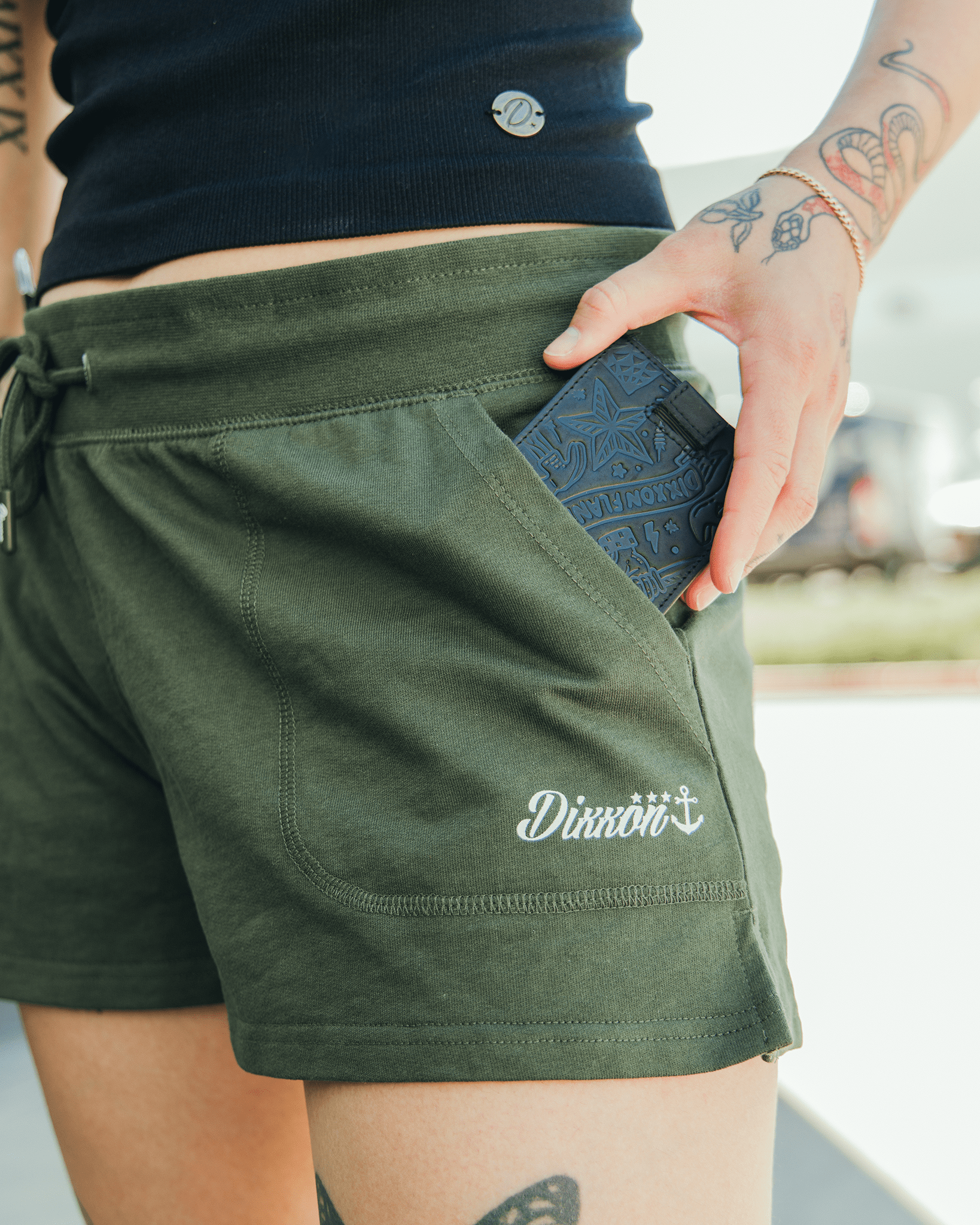 Women's Terry Shorts - O.D. Green - Dixxon Flannel Co.