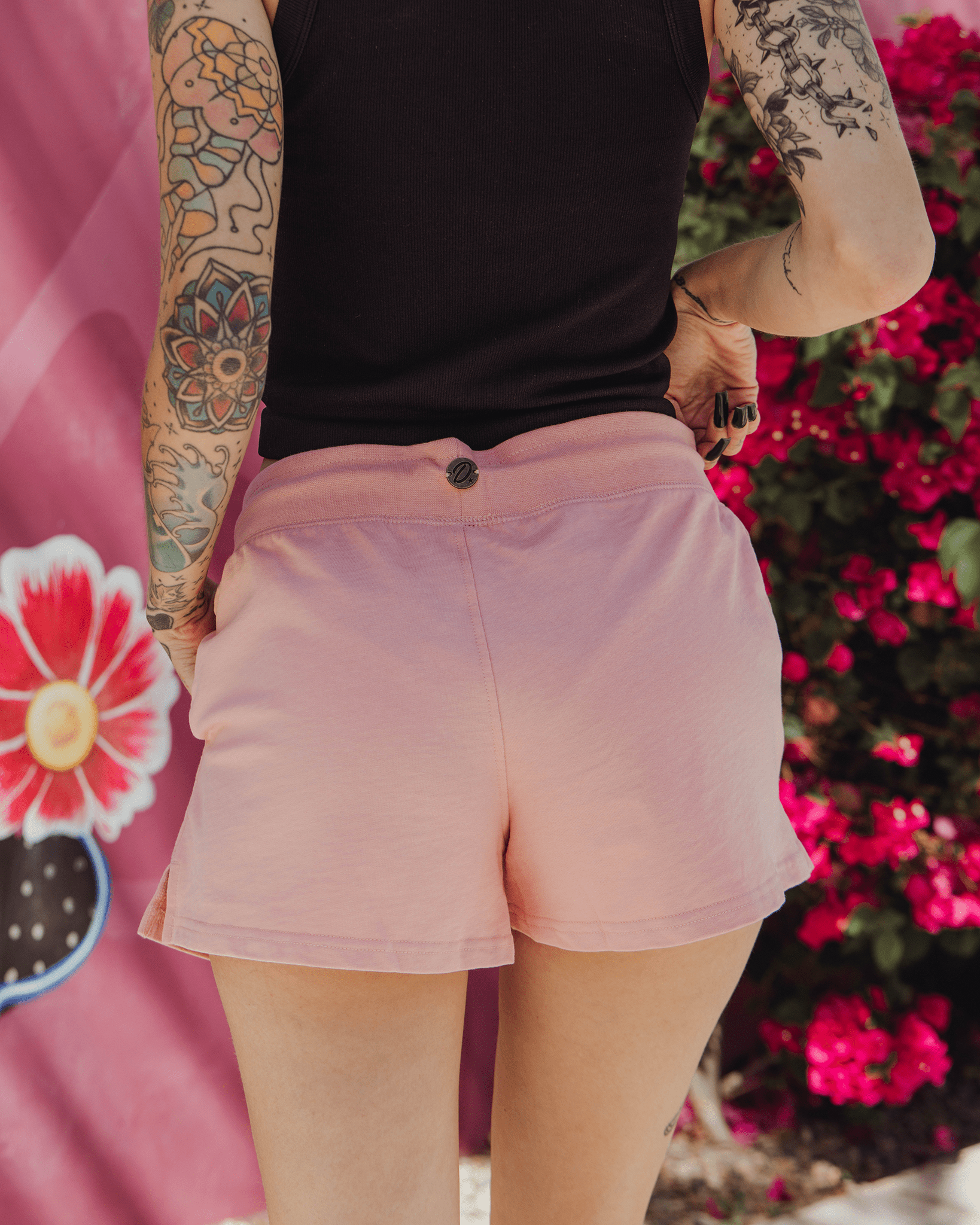 Women's Terry Shorts - Pink - Dixxon Flannel Co.
