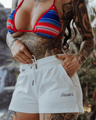 Women's Terry Shorts - White - Dixxon Flannel Co.