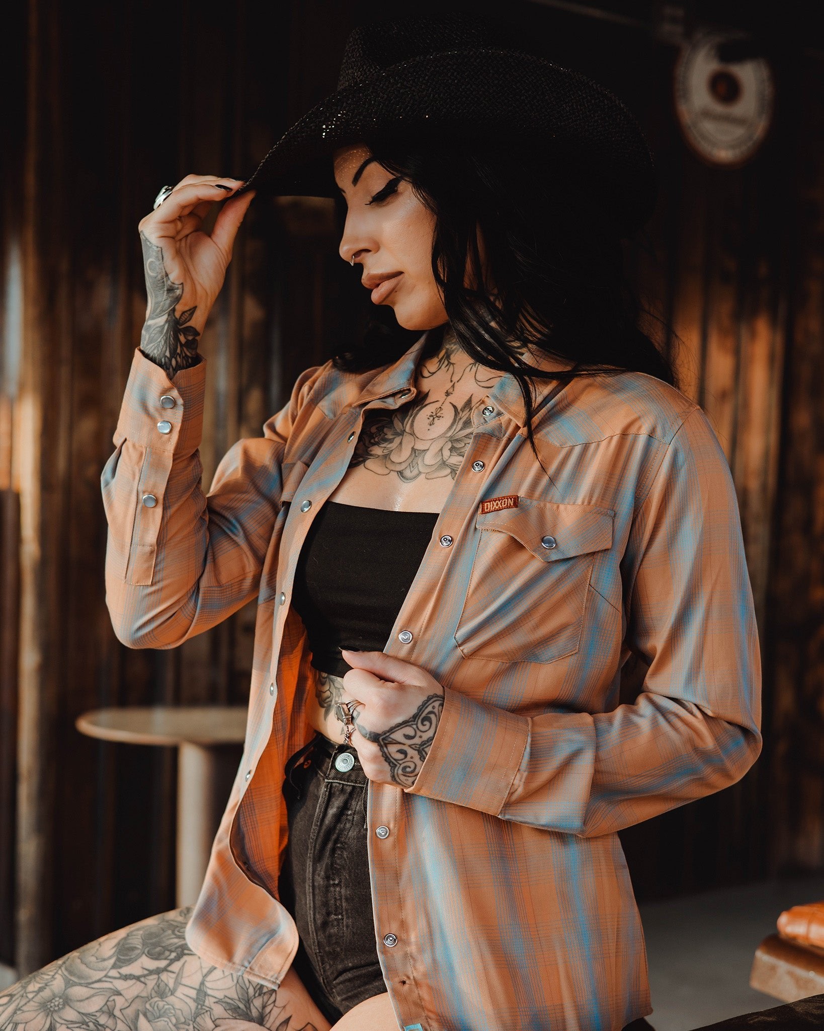 Women's The Bandera Bamboo Long Sleeve - Lasso - Dixxon Flannel Co.