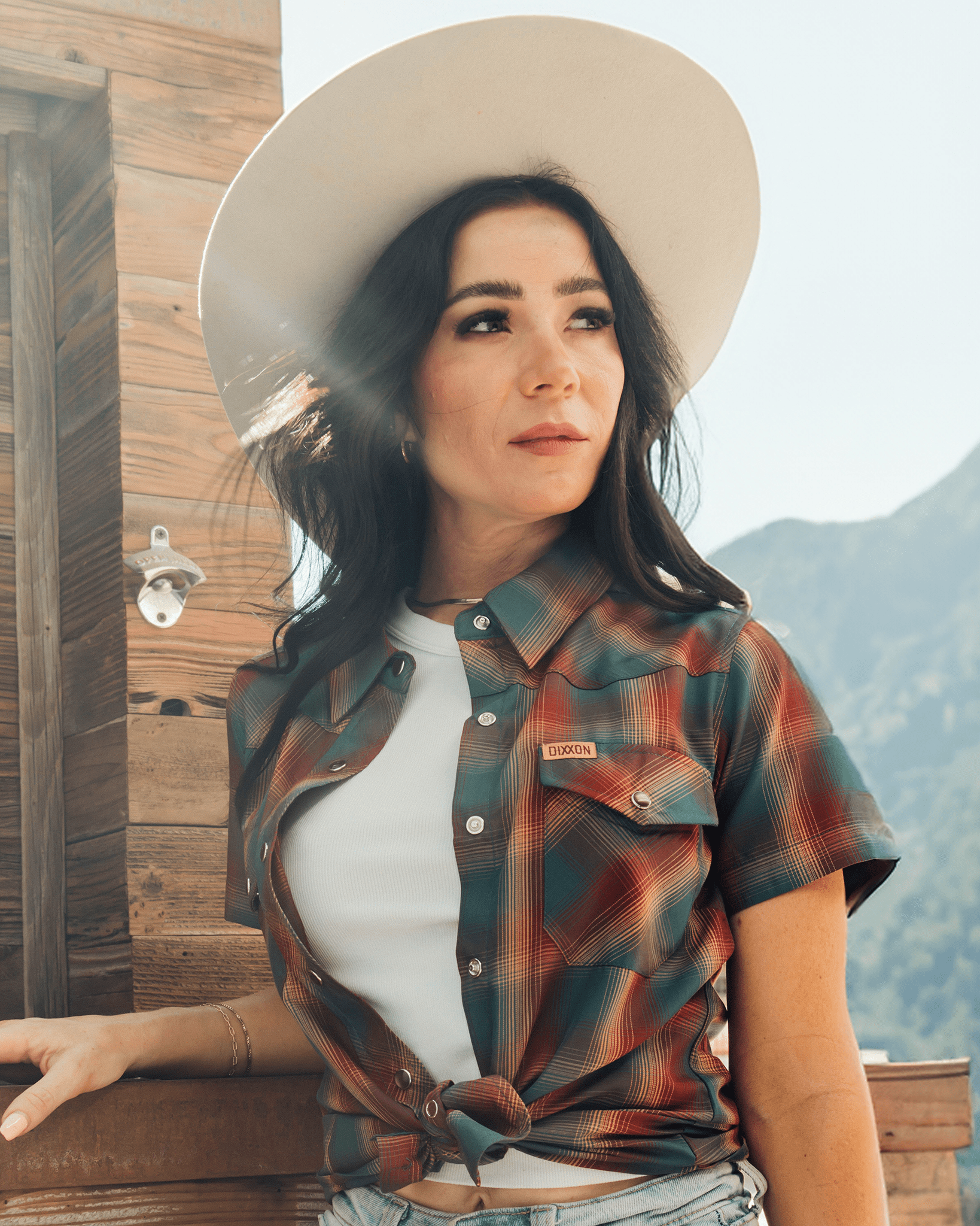 Women's The Denver Bamboo Short Sleeve - Lasso - Dixxon Flannel Co.