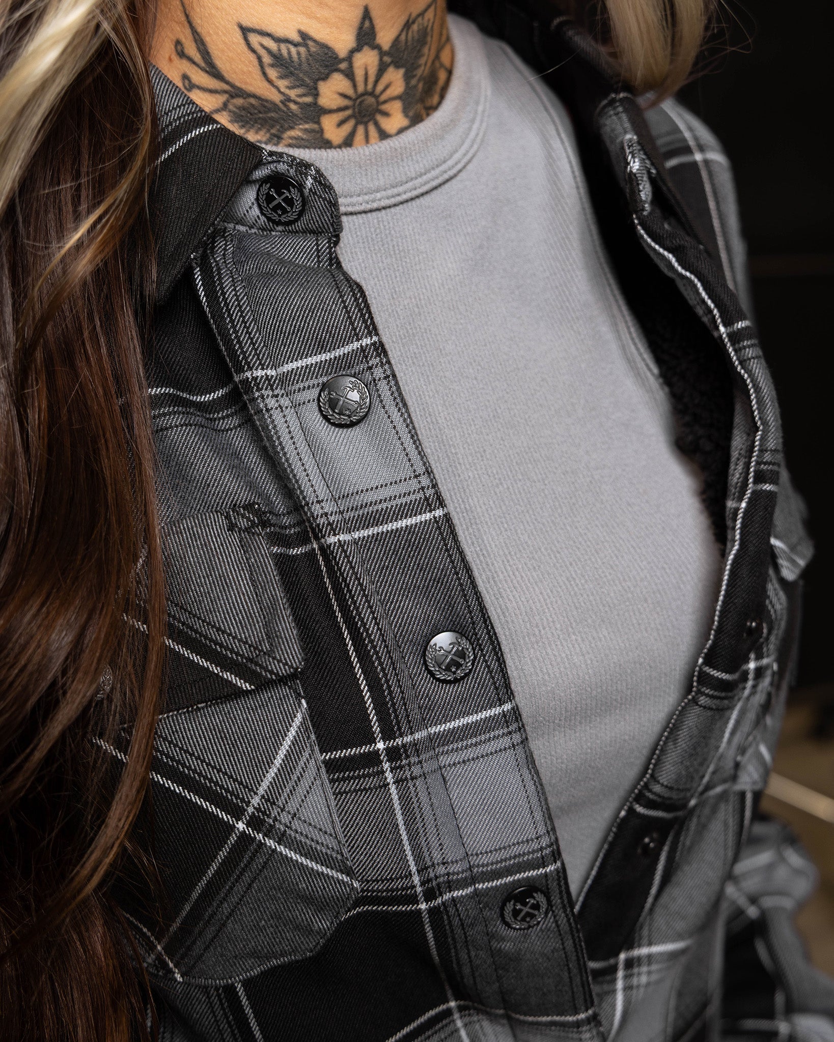 お洋服ゆきやん Women's The Graveyard Sherpa Lined Flannel Jacket | Dixxon Flannel Co.