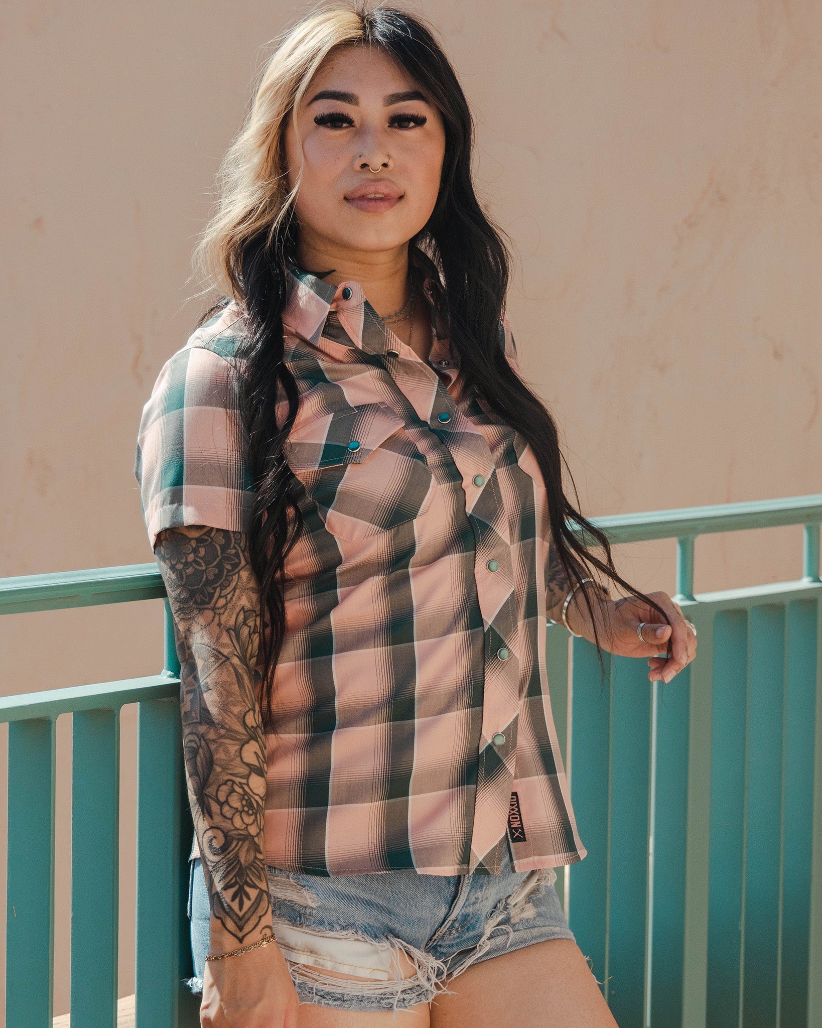 Women's The Pleasanton Bamboo Short Sleeve - Lasso - Dixxon Flannel Co.