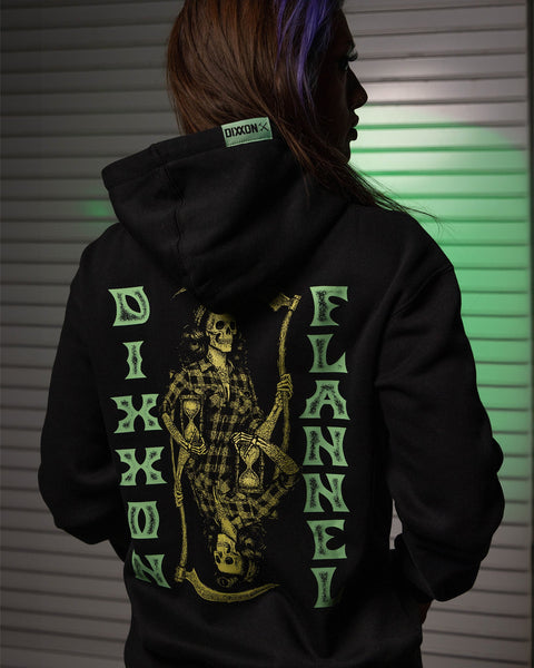 Women's The Queen Pullover Hoodie - Black | Dixxon Flannel Co.