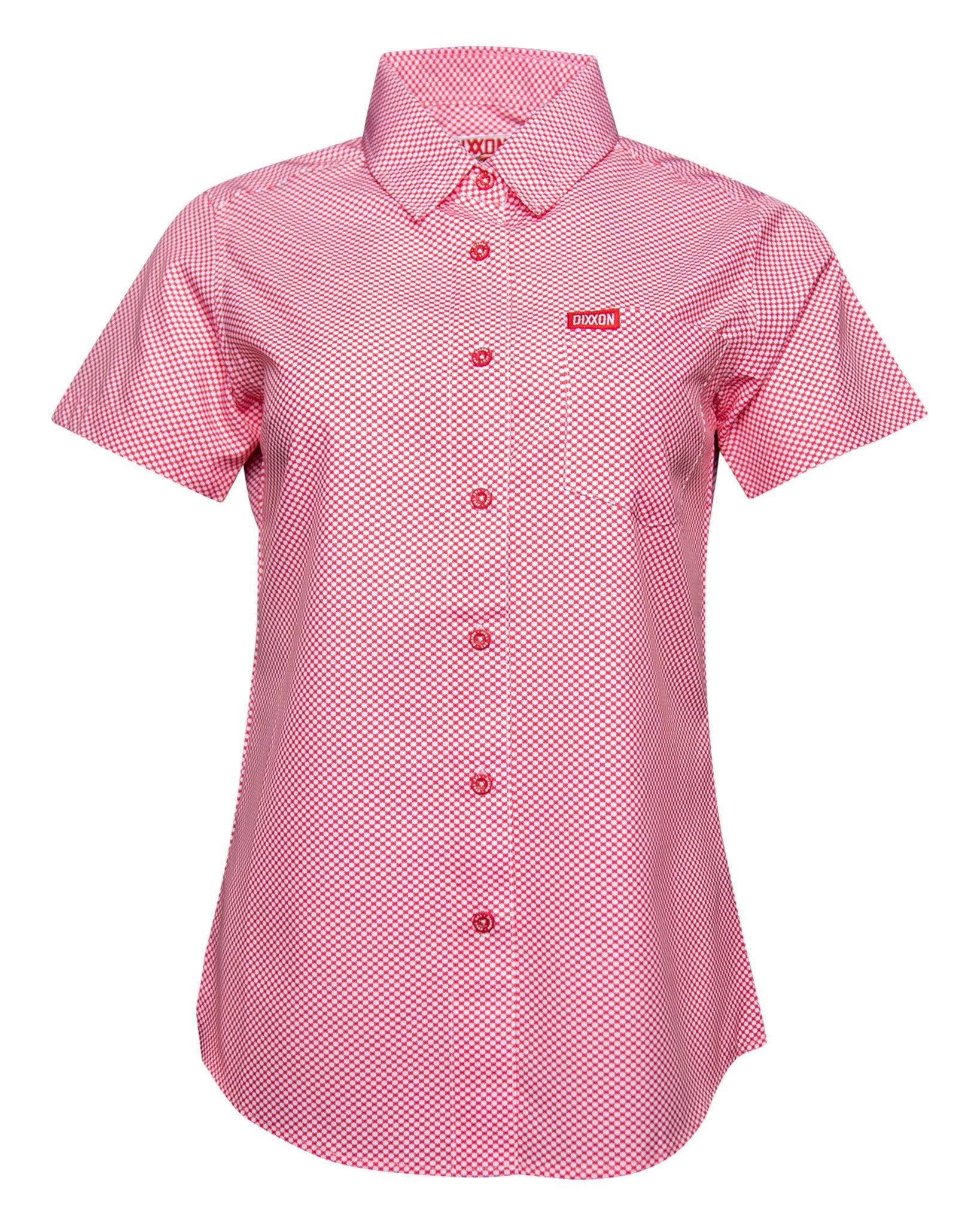 Women's The Trap Party Shirt - Red & White - Dixxon Flannel Co.