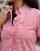 Women's The Trap Party Shirt - Red & White - Dixxon Flannel Co.