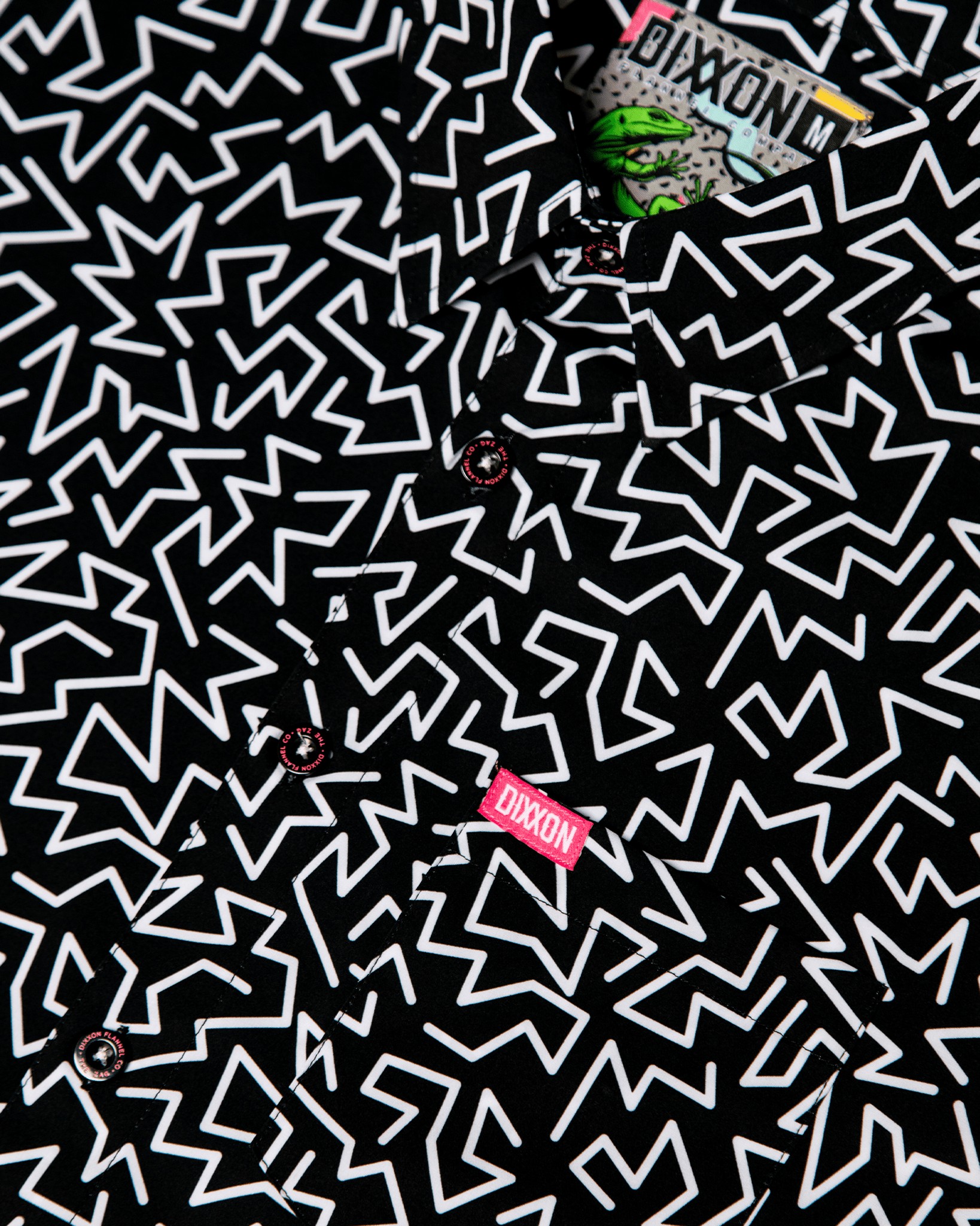 Women's The Zag Party Shirt - Black & White - Dixxon Flannel Co.