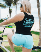 Women's Tiffany Classic Logo Fitted Tank - Black - Dixxon Flannel Co.