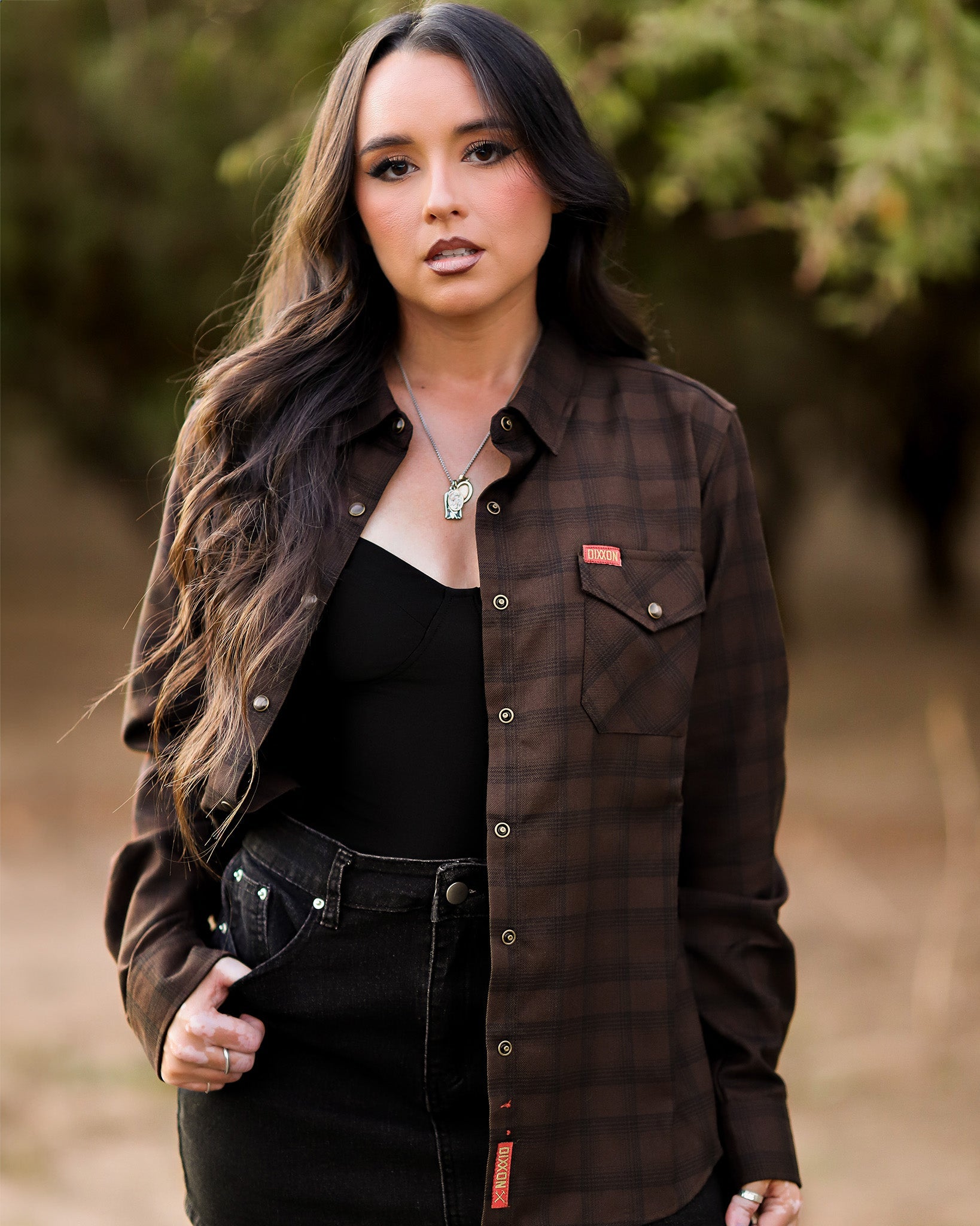Women's Tobacco Flannel - view 1