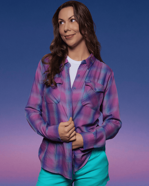 Women's Twilight Wedge Bamboo Long Sleeve | Dixxon Flannel Co.