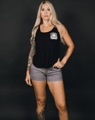 Women's Two Faced Flowy Tank - Black - Dixxon Flannel Co.