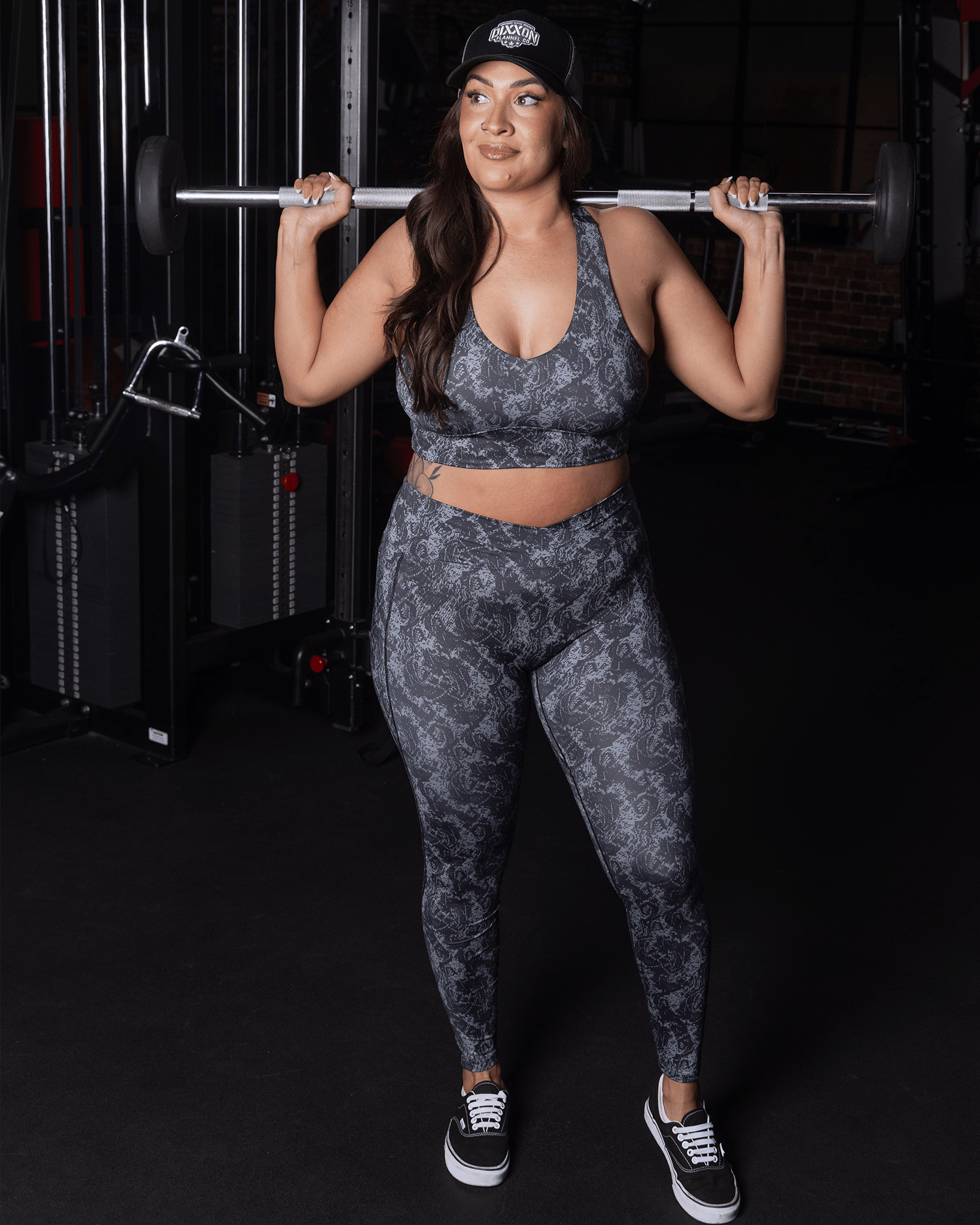 Women's Untamed Leggings - Gray Snakeskin - Dixxon Flannel Co.