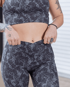 Women's Untamed Leggings - Gray Snakeskin - Dixxon Flannel Co.