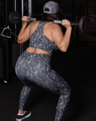 Women's Untamed Leggings - Gray Snakeskin - Dixxon Flannel Co.