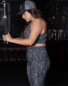Women's Untamed Leggings - Gray Snakeskin - Dixxon Flannel Co.