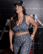 Women's Untamed Leggings - Gray Snakeskin - Dixxon Flannel Co.