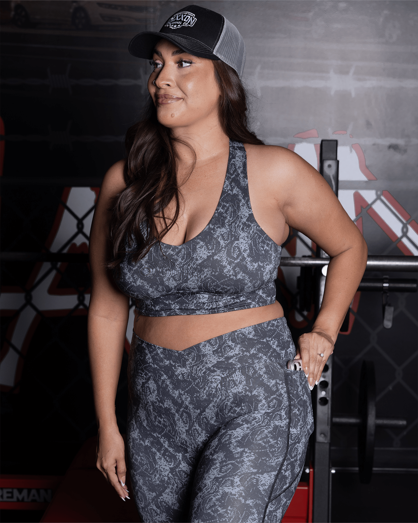 Women's Untamed Leggings - Gray Snakeskin - Dixxon Flannel Co.