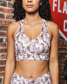 Women's Untamed Sports Bra - Brown Snakeskin - Dixxon Flannel Co.